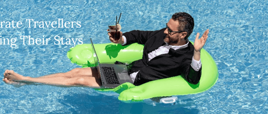 Business Man on a Floaty