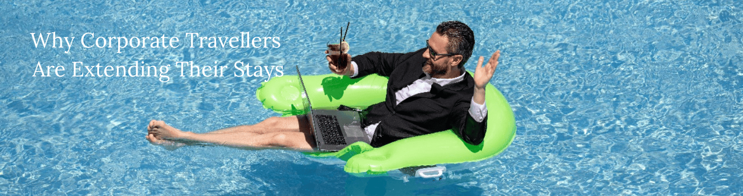 Business Man on a Floaty